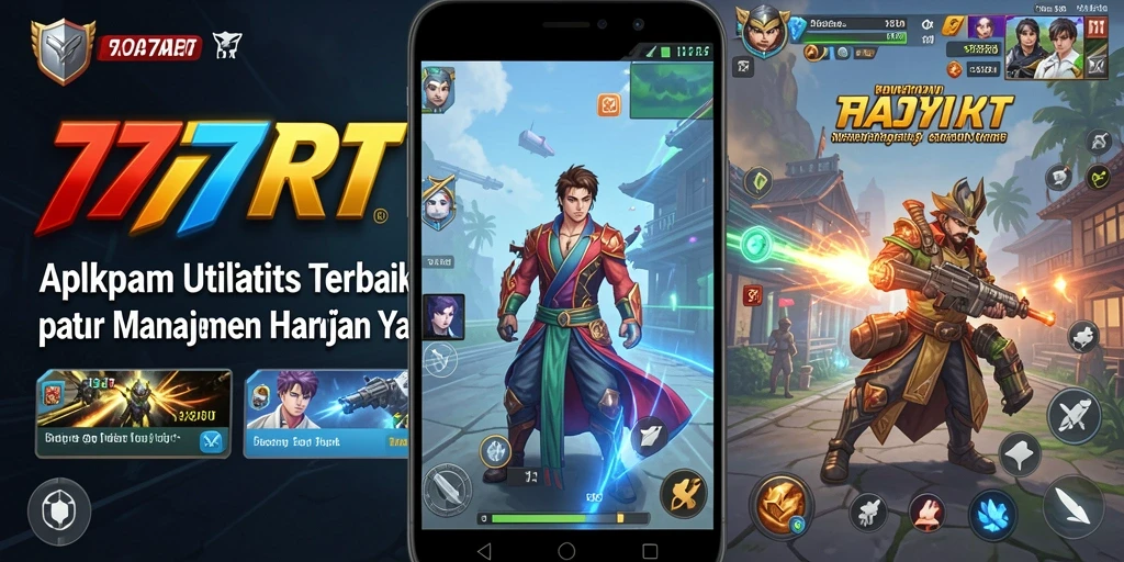 Tampilan antarmuka utama 777RT dengan fitur utilitas lengkap.