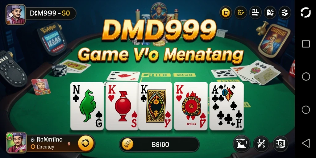 Tampilan gameplay seru dalam DMD999 yang penuh warna.
