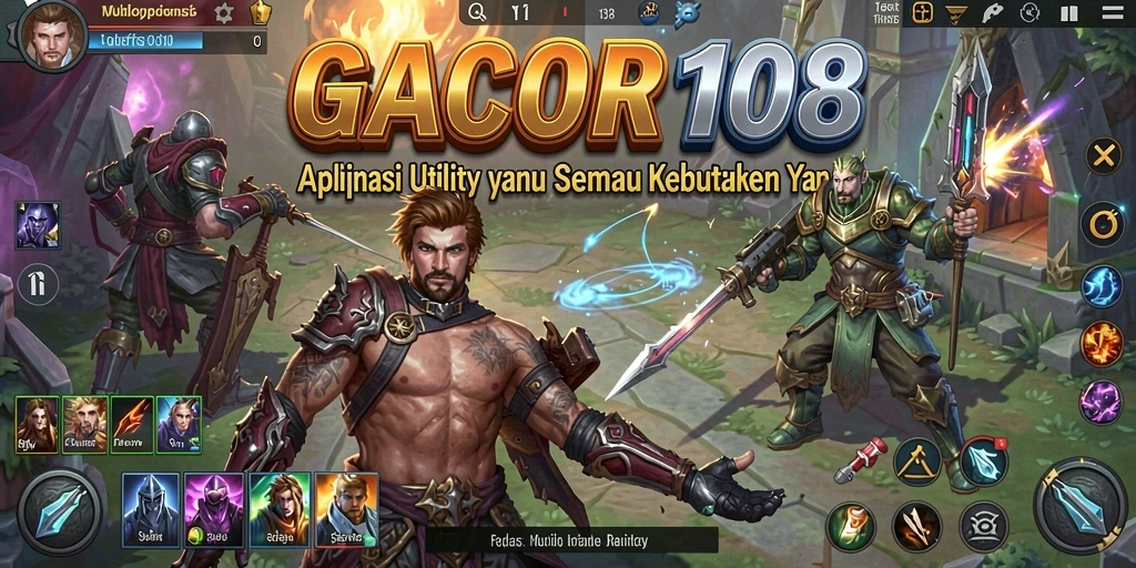 Screenshot aplikasi GACOR108 yang menunjukkan antarmuka yang ramah pengguna.