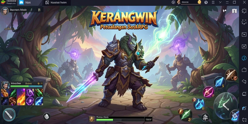 Gameplay menarik KERANGWIN dengan pertarungan yang mendebarkan.