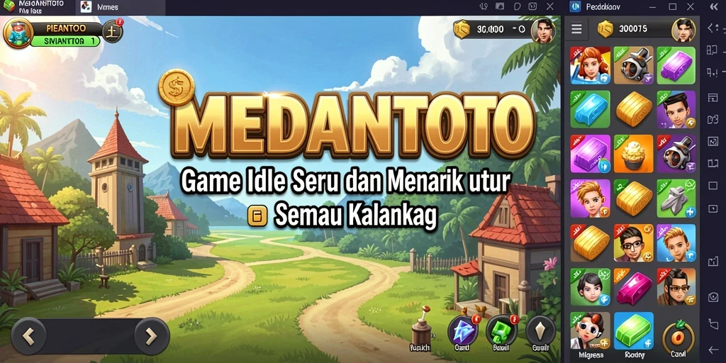 Tampilan gameplay MEDANTOTO yang mengasyikkan dan penuh warna.