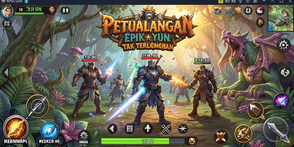 Tampilan gameplay RP55 yang menakjubkan dan seru.